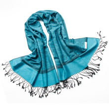 Fashion Reversible colors scarves wholesale pashmina shawl Paisley Jaquard
